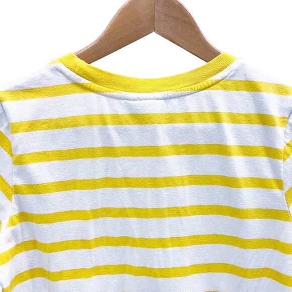 Disney Mickey & Co. Pluto Dog Yellow & White Striped Crewneck T-Shirt XS - Picture 6 of 10